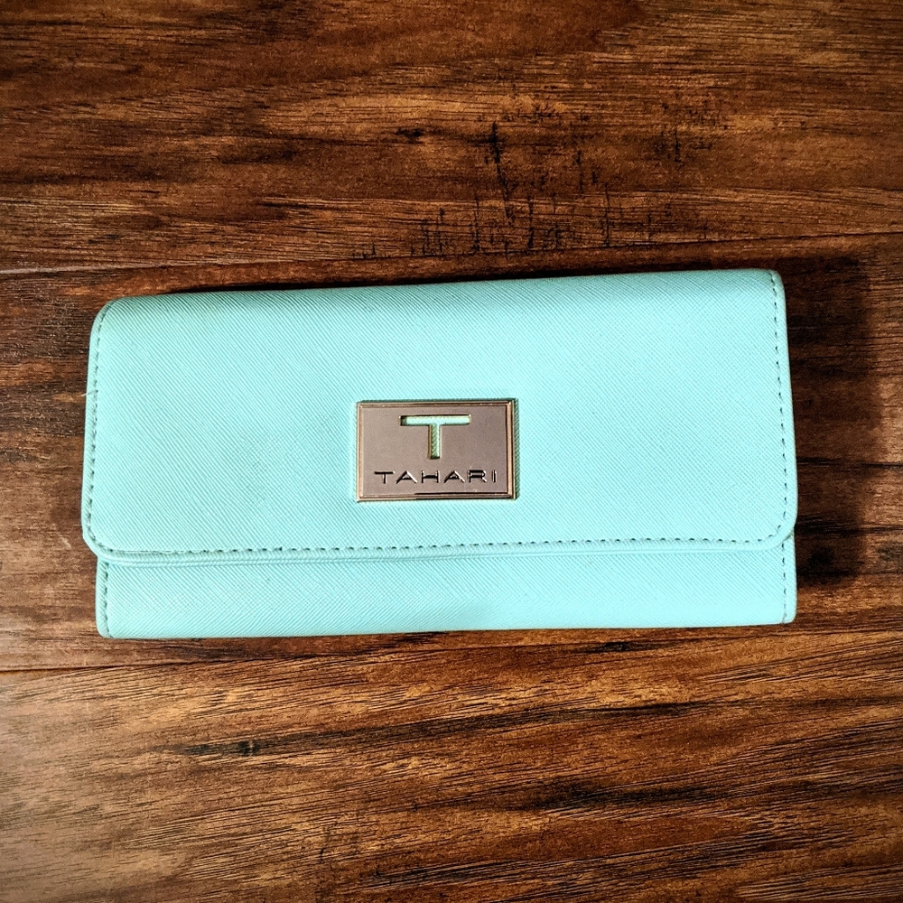 Tahari Mint Colored Wallet